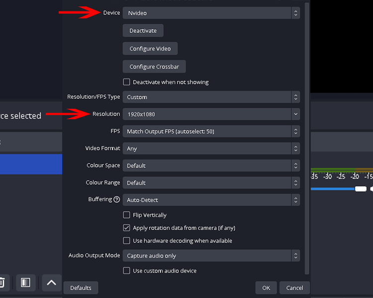 obs n settings